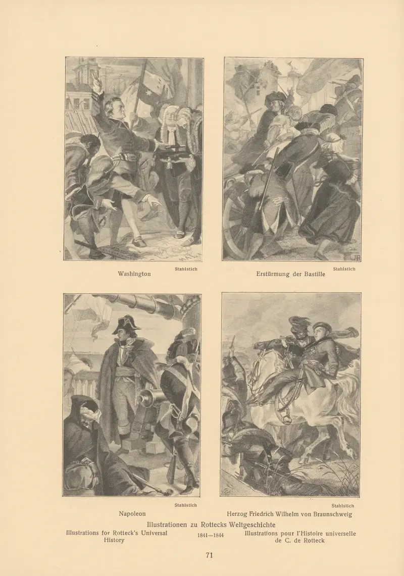 Illustrationer till Rottecks världshistoria, 1841 – nr 4 av Alfred Rethel