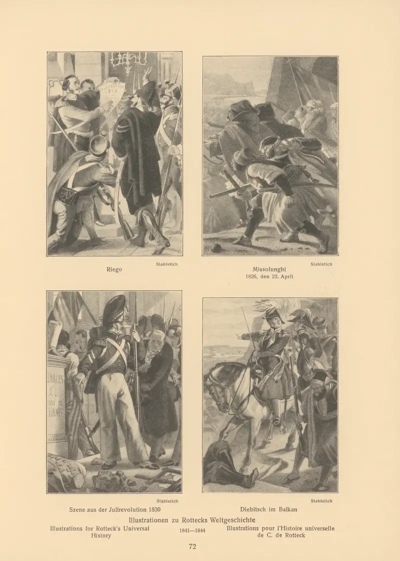 Illustrationer till Rottecks världshistoria, 1841 – nr 5 av Alfred Rethel