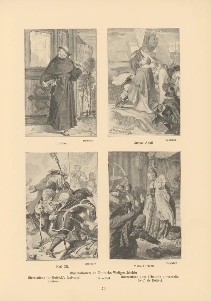 Illustrationer till Rottecks världshistoria, 1841 – nr 1 av Alfred Rethel