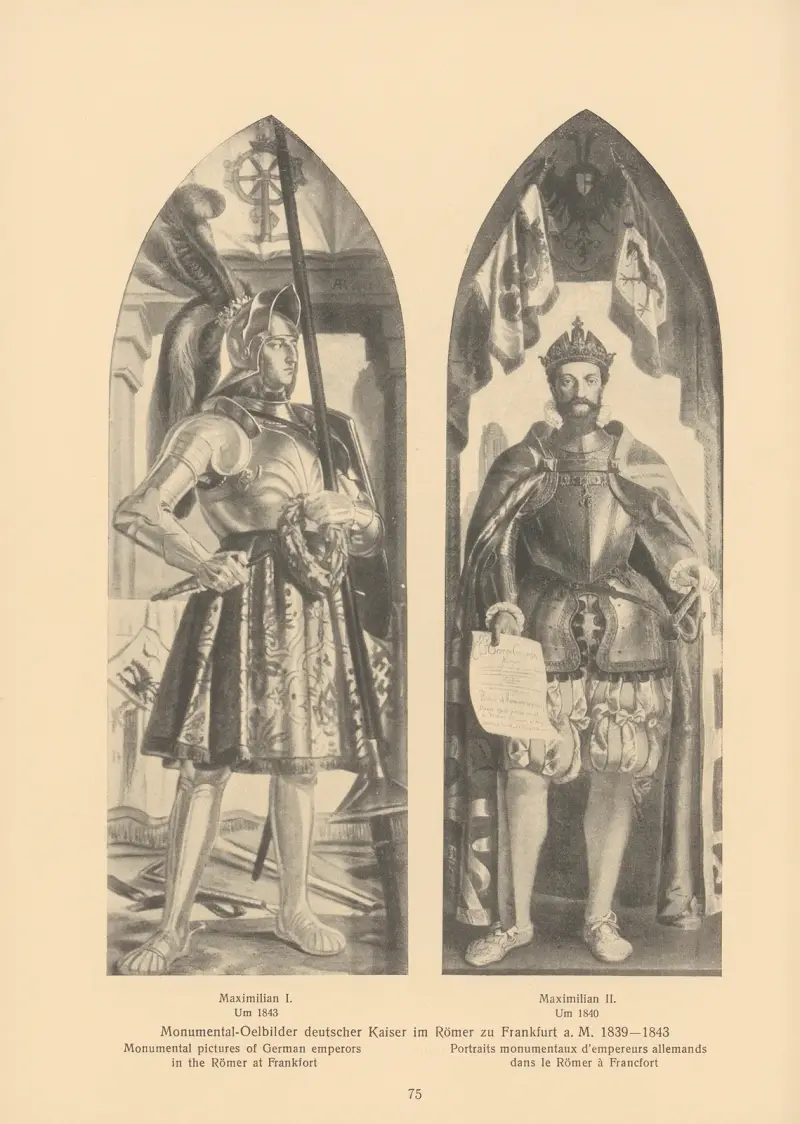 Maximilian I, Maximilian II av Alfred Rethel