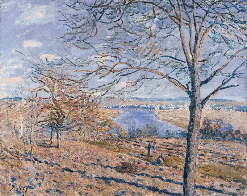 Ufer des Loing, Herbststimmung von Alfred Sisley