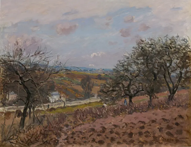 Bougival av Alfred Sisley