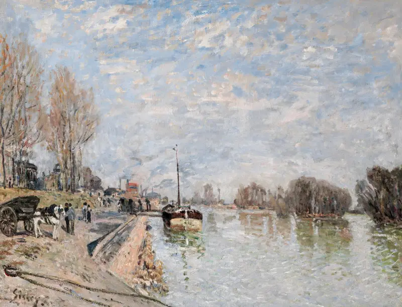 Seina u Suresnes, 1879 – Nr. 2, Alfred Sisley