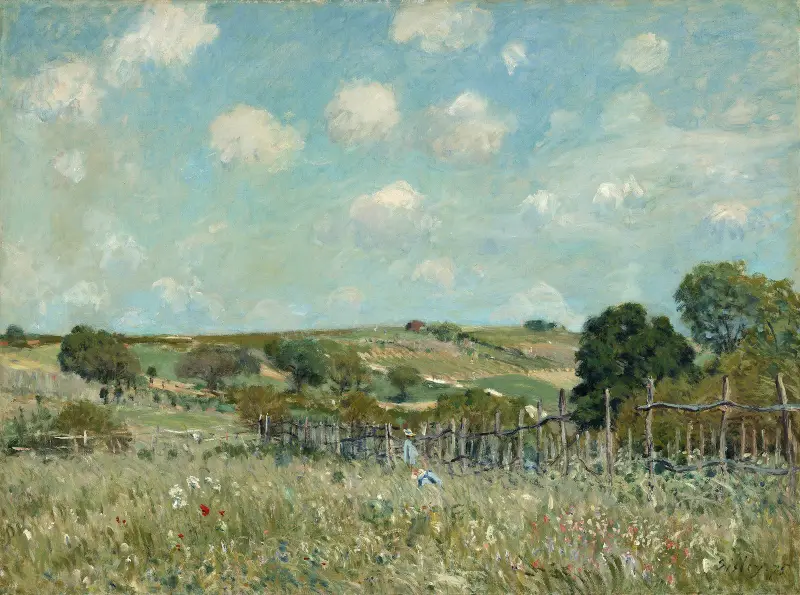 Meadow av Alfred Sisley