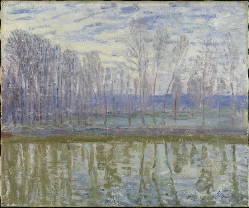 På Loings stränder av Alfred Sisley