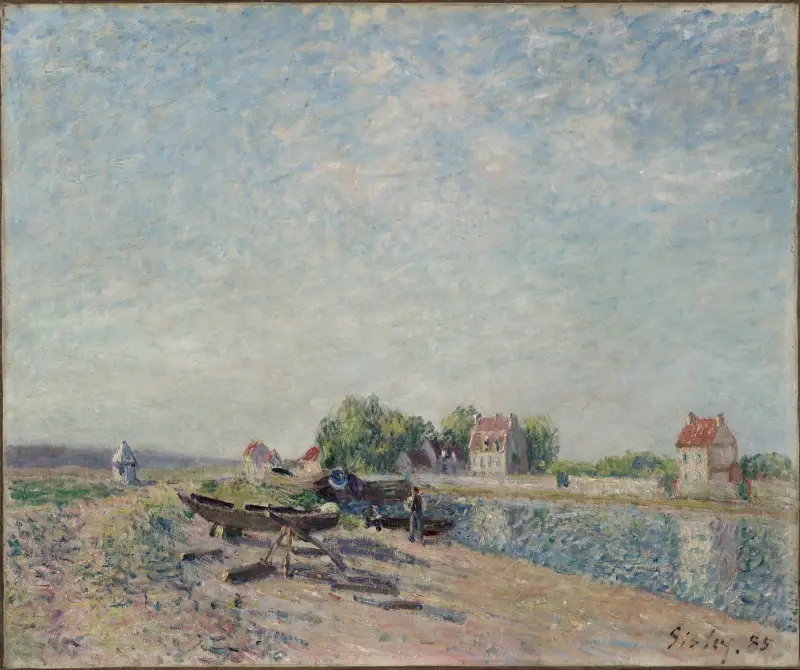 Saint-Mammès, Loing-kanalen av Alfred Sisley