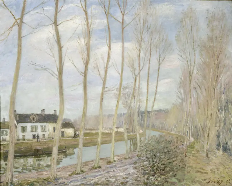 Der Kanal des Loing von Alfred Sisley