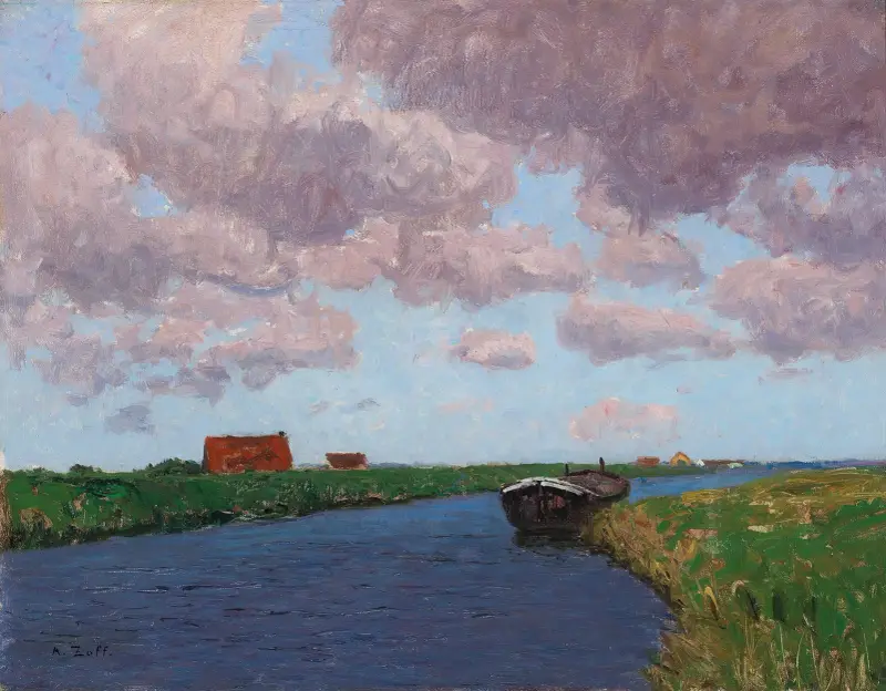 Landschaft Belgien von Alfred Zoff