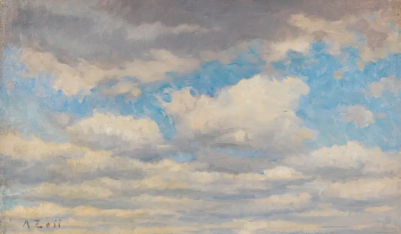 Wolkenstudie von Alfred Zoff