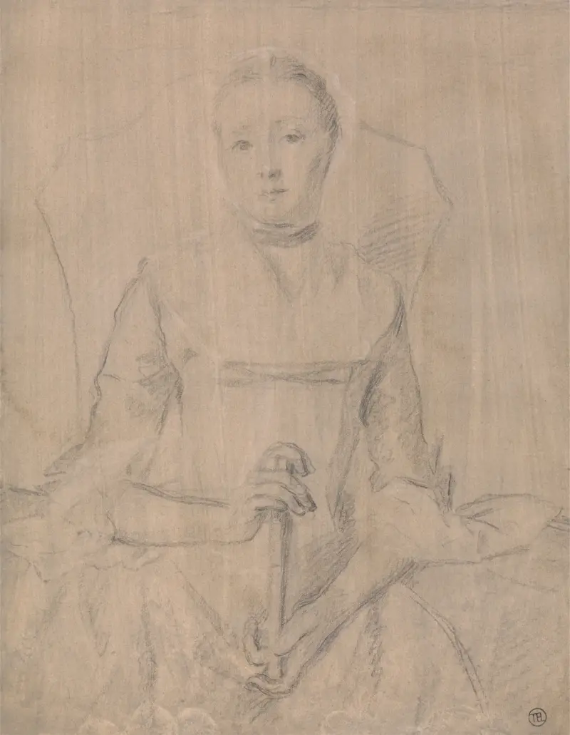 Margaret Ramsay, konstnärens andra hustru (avled 1782) av Allan Ramsay