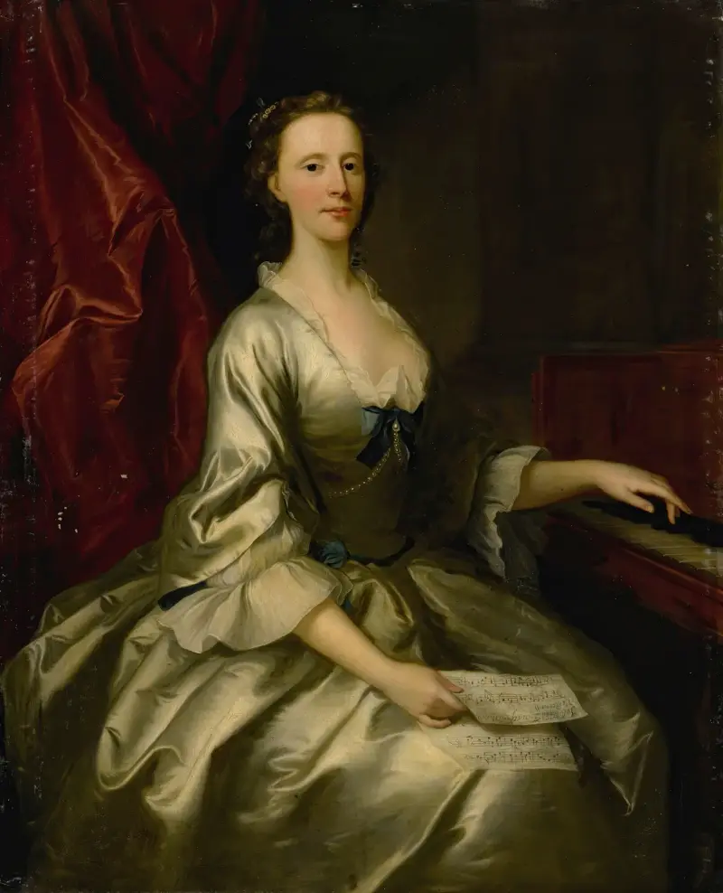 Portrait Of A Lady av Allan Ramsay