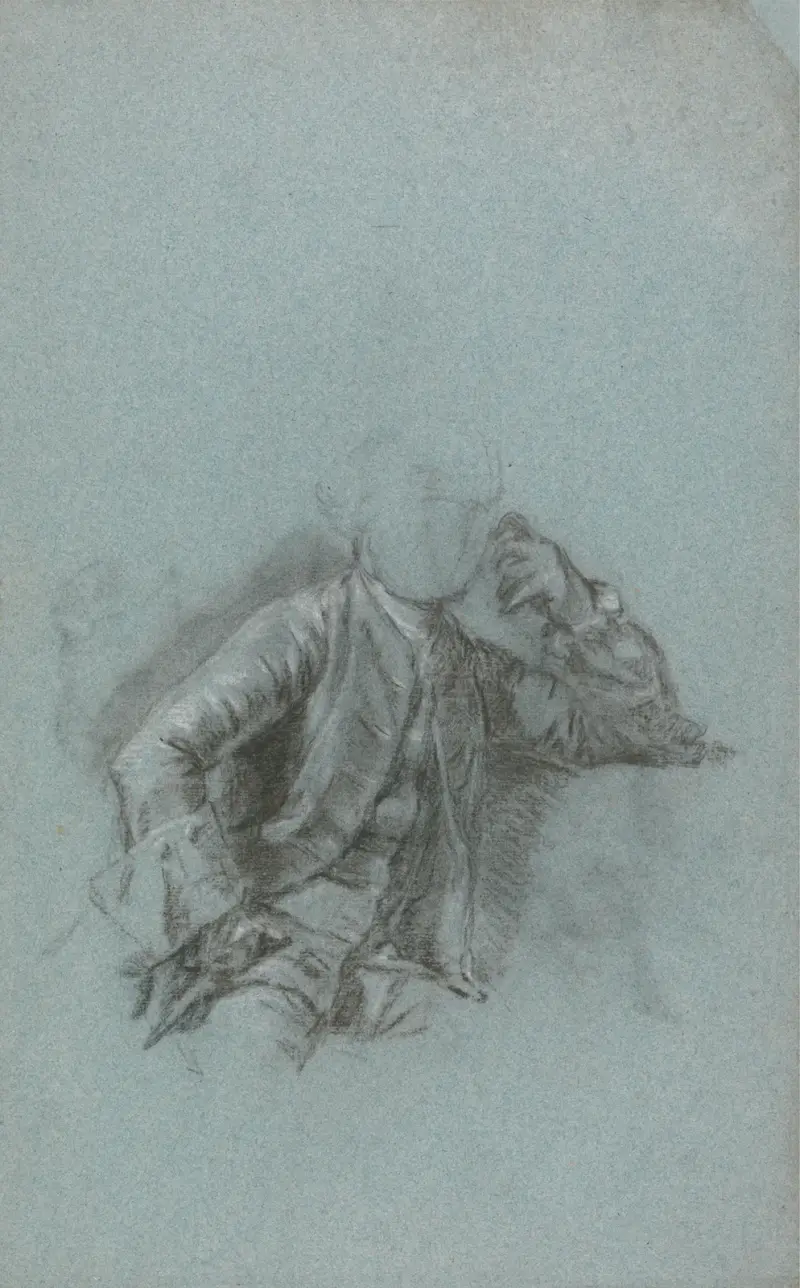 Studium do portretu siedzącego mężczyzny, Allan Ramsay
