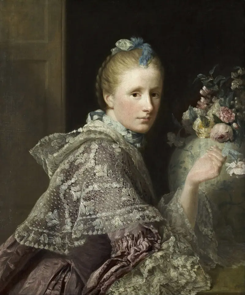 Konstnärens hustru, Margaret Lindsay av Evelick av Allan Ramsay