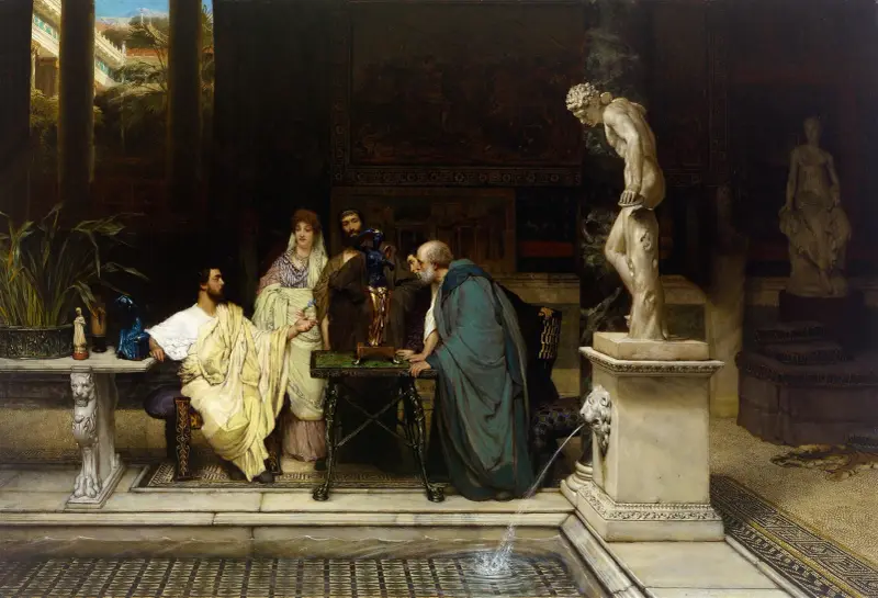 Ein Kunstliebhaber von Lawrence Alma-Tadema