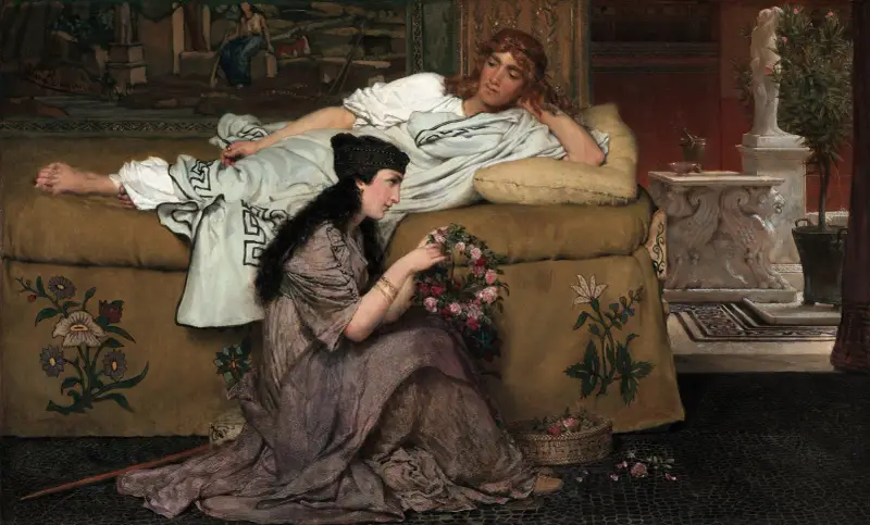 Glaucus och Nydia av Lawrence Alma-Tadema
