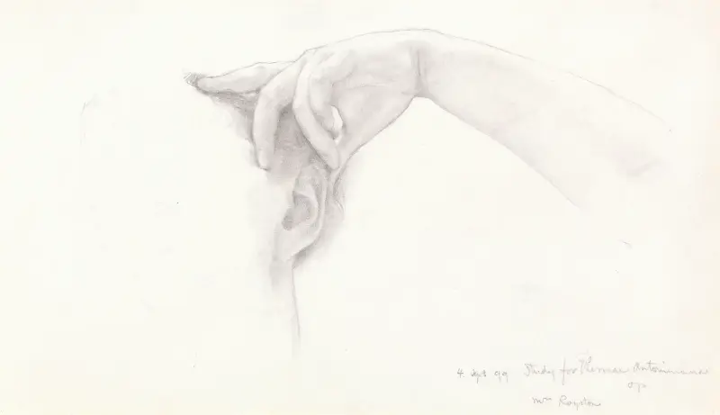 Study for Thermaie Antoniniane av Lawrence Alma-Tadema