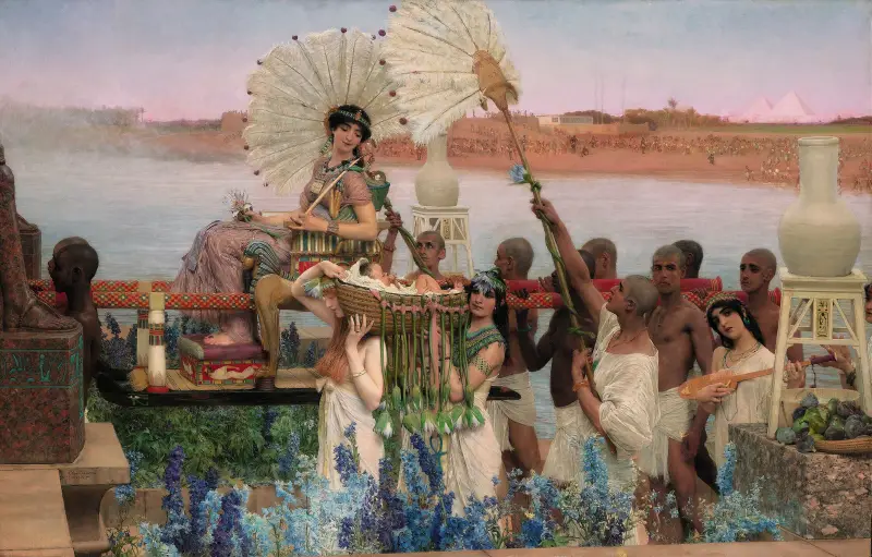 Moses fynd av Lawrence Alma-Tadema