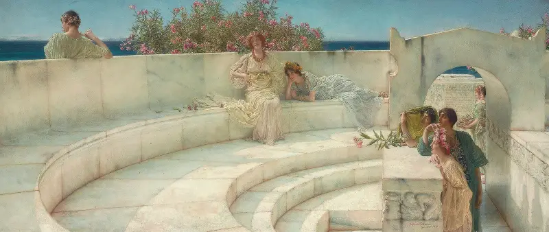 Under blå jonisk himmels tak av Lawrence Alma-Tadema