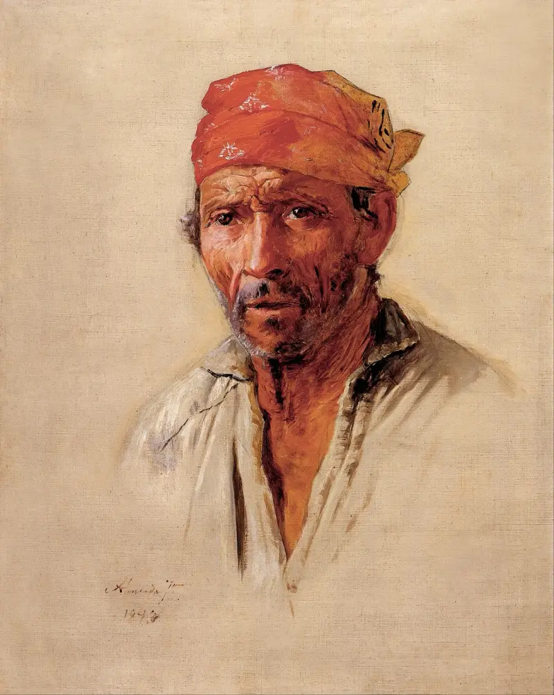 Study Of Caipira’S Head av Almeida Júnior