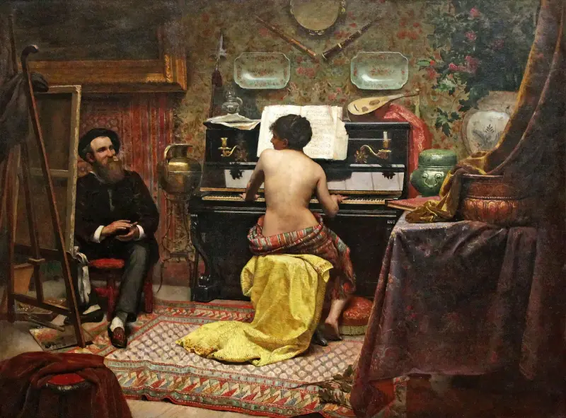 Die ruhende Modell von Almeida Júnior