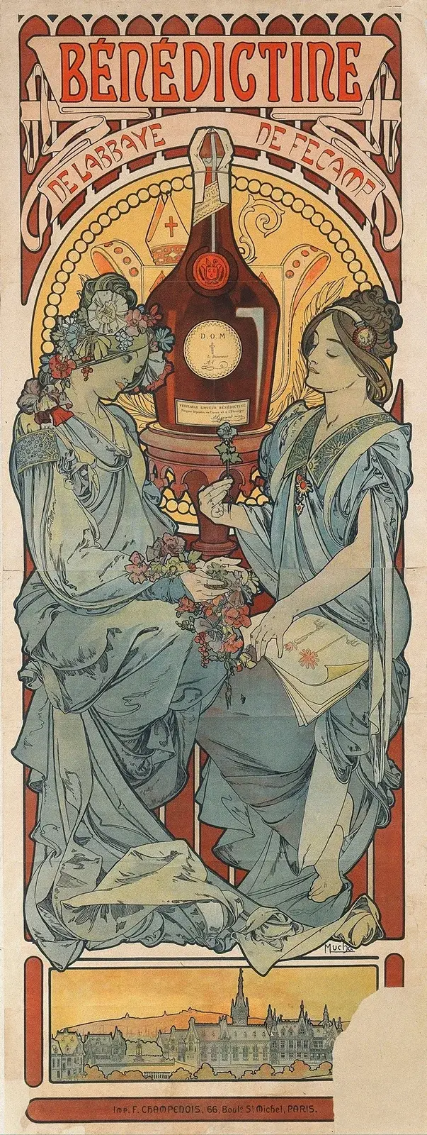 Bénédictine von Alphonse Mucha