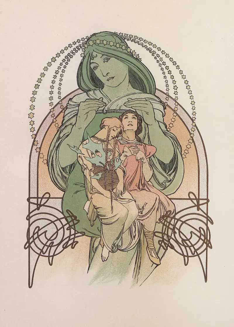 Ilsée, tripoliská kněžna, Alphonse Mucha