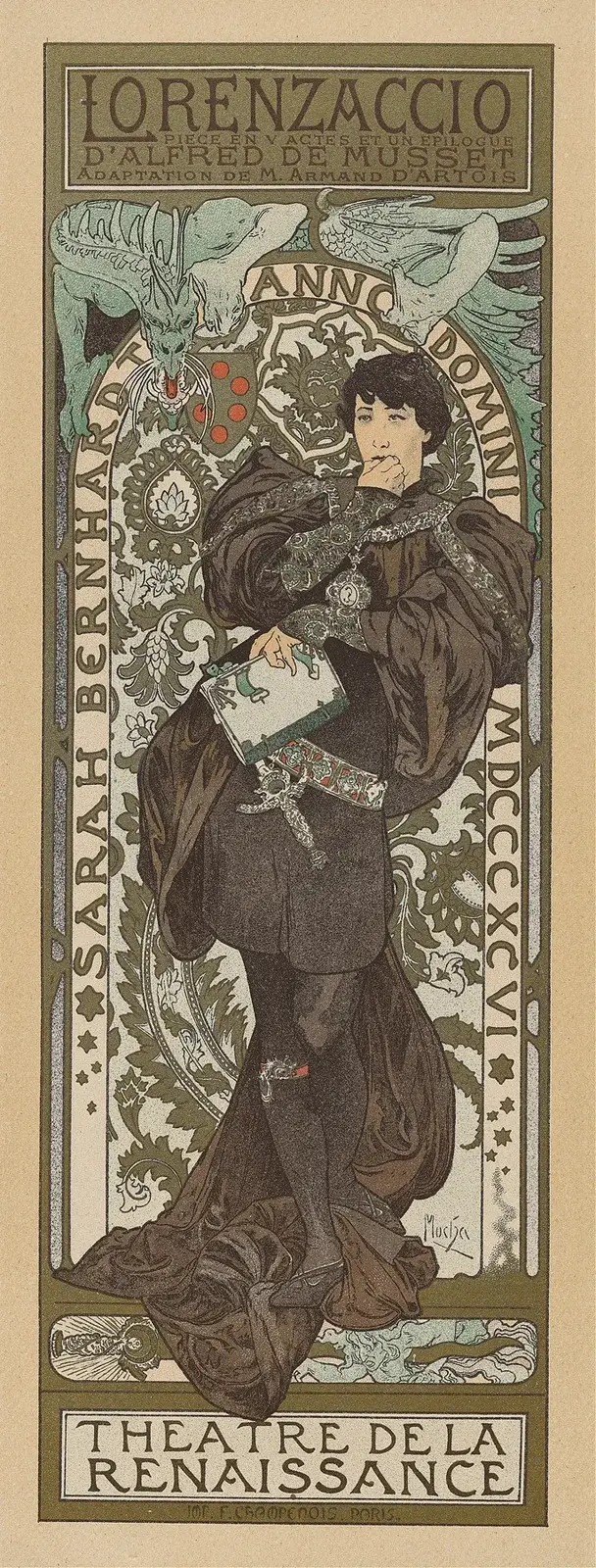 Lorenzaccio av Alphonse Mucha