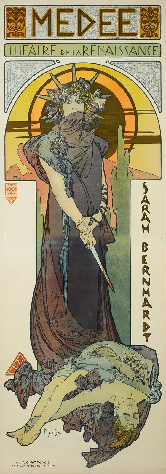 Medee av Alphonse Mucha
