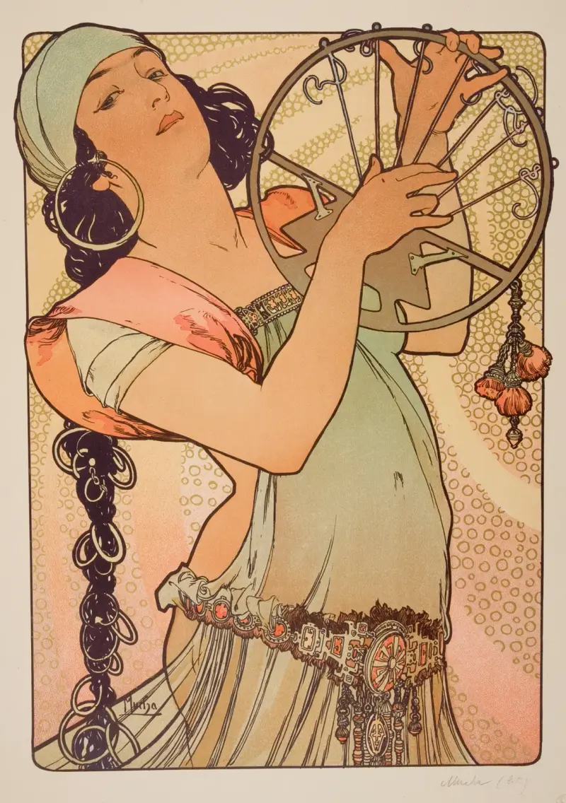 Salomé, 1897 – nr 2 av Alphonse Mucha