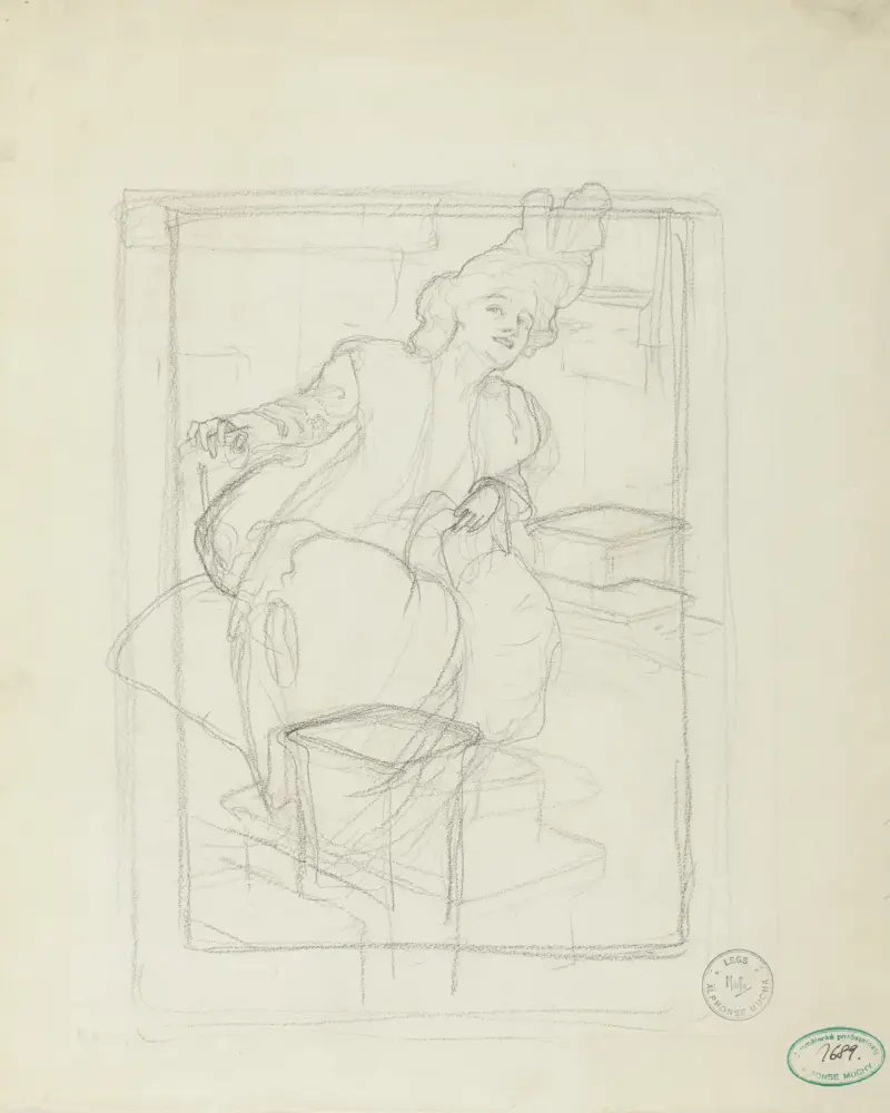 Sarah Bernhardt av Alphonse Mucha
