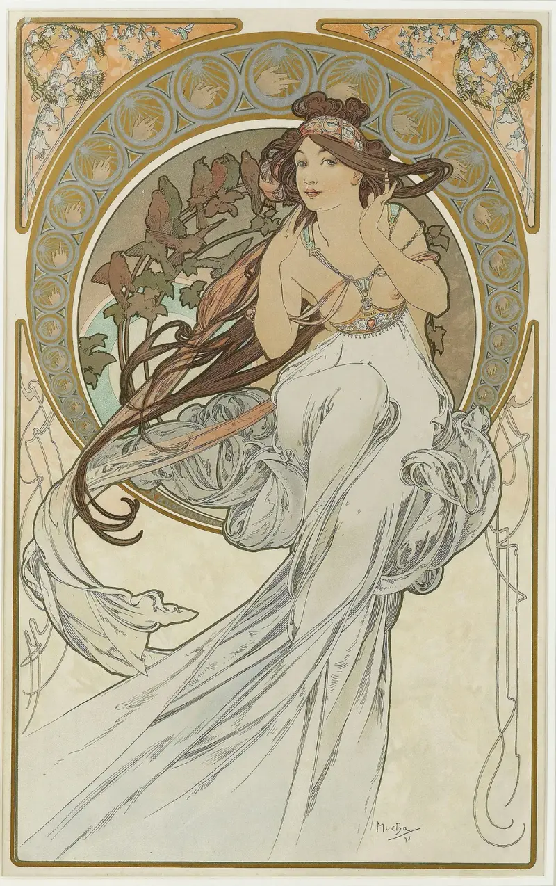 The Arts 1 av Alphonse Mucha