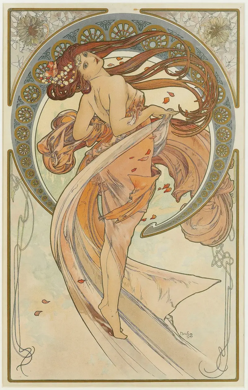The Arts 2 av Alphonse Mucha