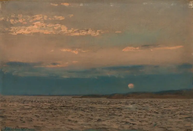 Abend, Hvaler von Amaldus Nielsen