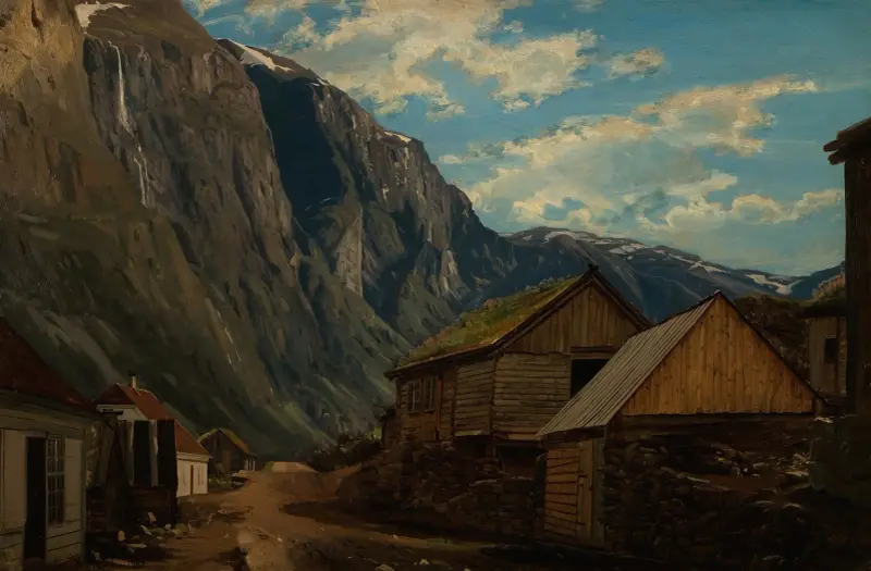 Aus Gudvangen von Amaldus Nielsen