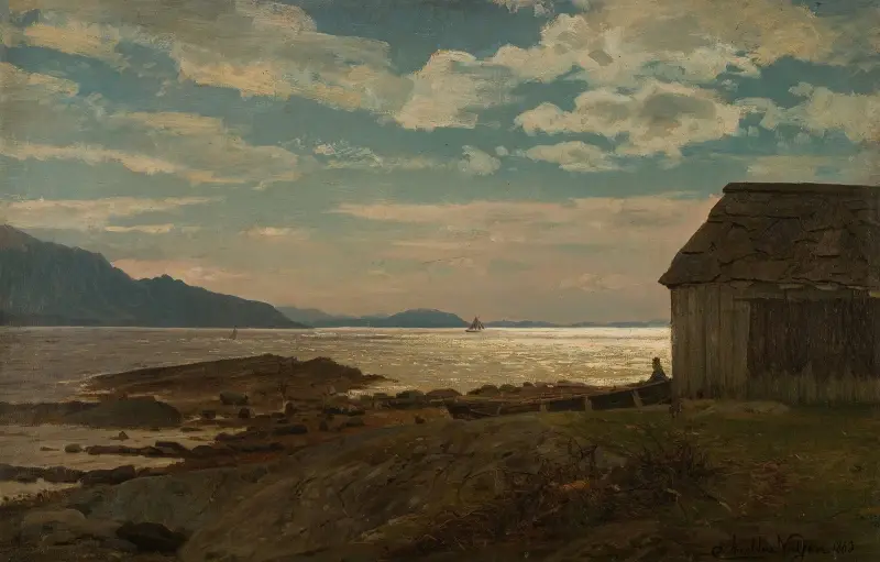 Från Ölvestranden, Hardanger av Amaldus Nielsen
