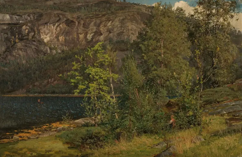 Fra Terøen, Hardanger av Amaldus Nielsen