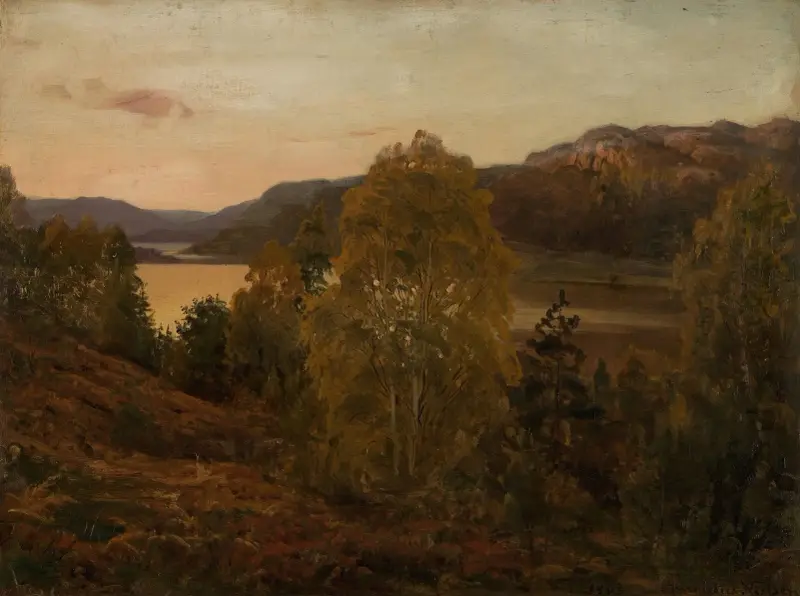 Herbstabend, Mandal von Amaldus Nielsen