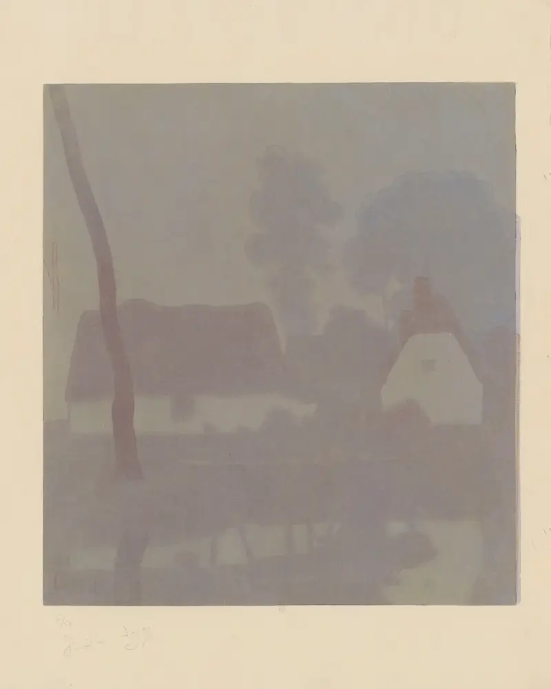 Le Flot ; (La Calotterie, Pas-de-Calais) av Amédée Joyau