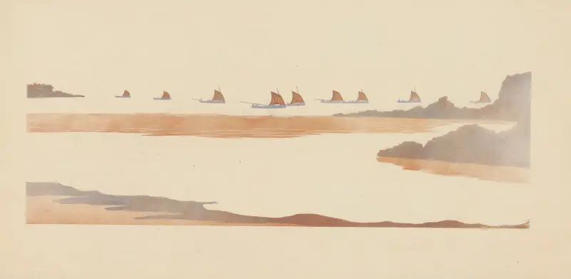 Sardinfiskarnas återkomst (Douarnenez, Finistère), 1898 – nr 1 av Amédée Joyau