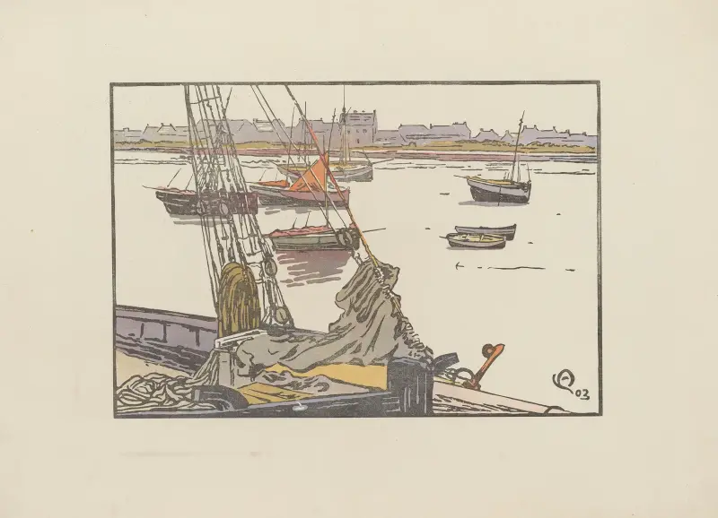 Roscoff, Matinée claire av Amédée Joyau