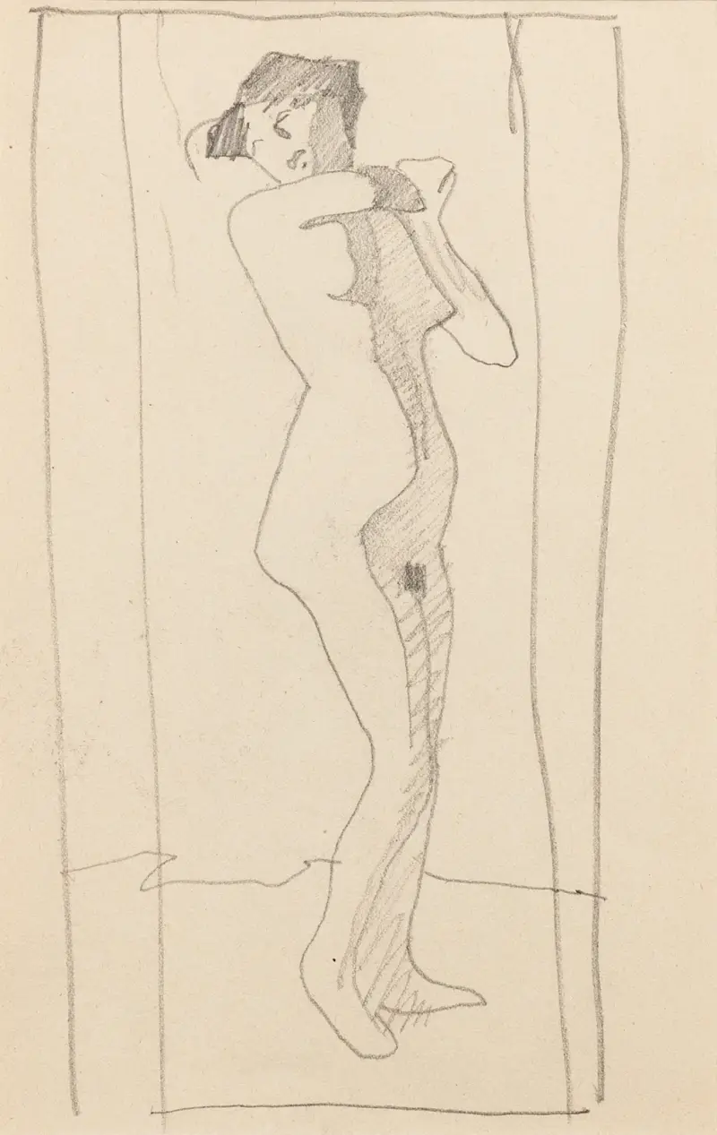 Stående naken kvinna, 1905 – nr 3 av Amedeo Modigliani