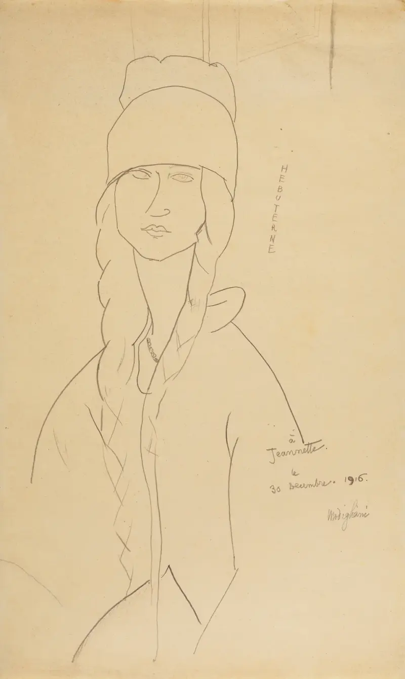 Jeanne Hébuterne, 1916 von Amedeo Modigliani