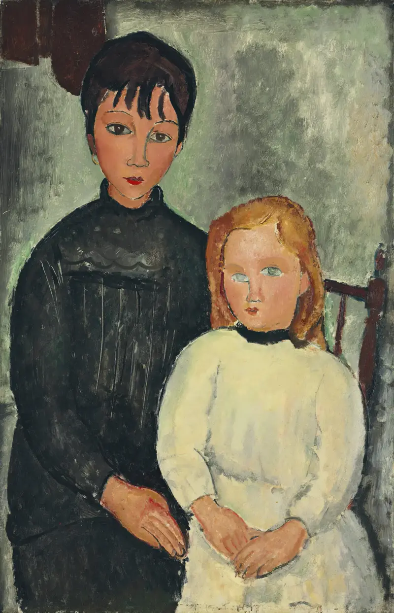 Dvě dívky, Amedeo Modigliani