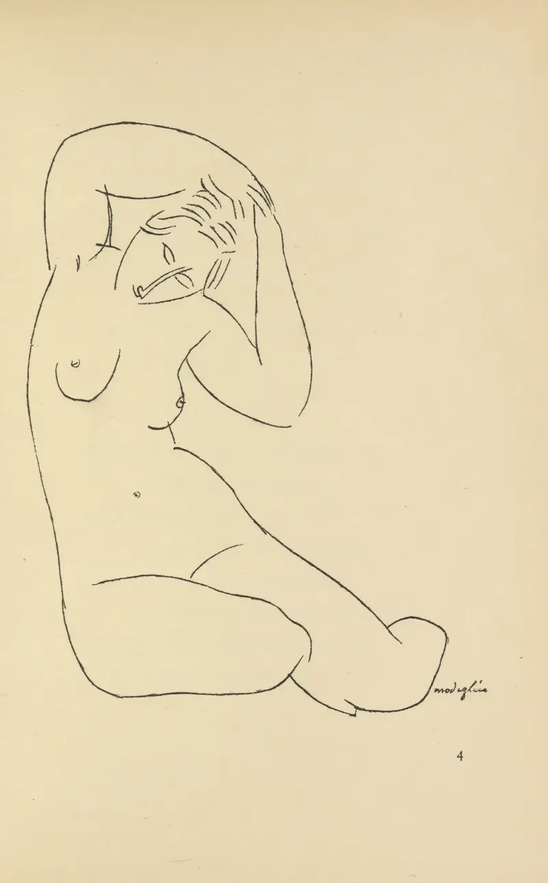 Nimfy 4, Amedeo Modigliani
