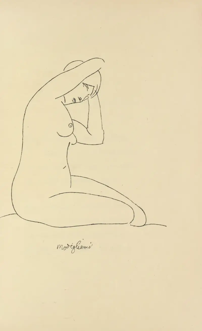 Nimfy, plansza 1, Amedeo Modigliani