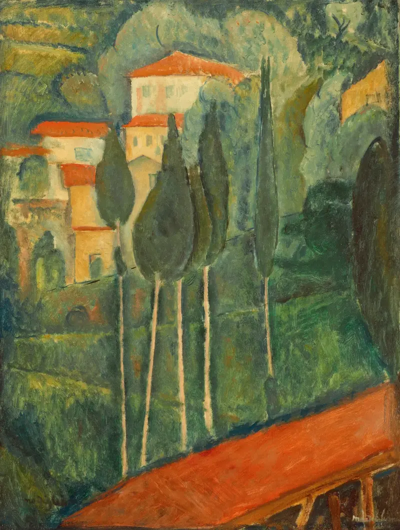 Landschaft im Süden von Amedeo Modigliani