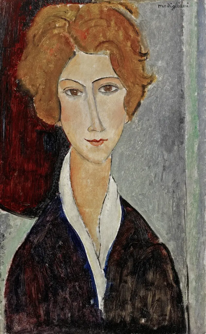 Frauenporträt, 1917 von Amedeo Modigliani