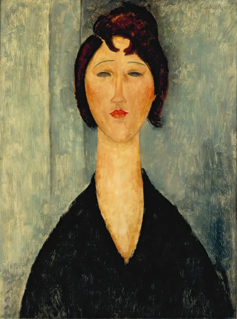 Portret młodej kobiety, 1918 – Nr. 1, Amedeo Modigliani