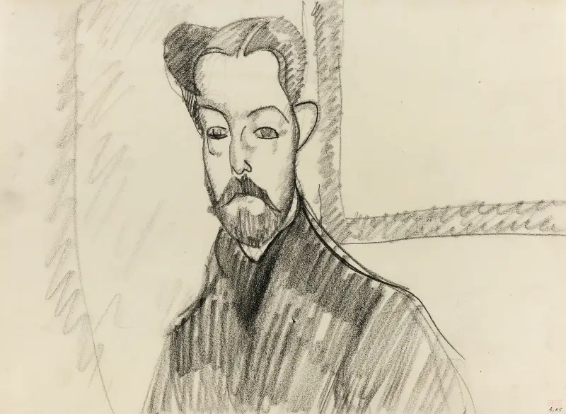 Porträtt av Paul Alexandre av Amedeo Modigliani
