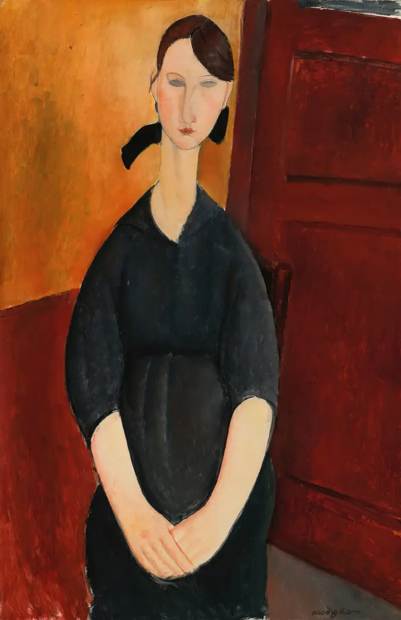 Porträt von Paulette Jourdain von Amedeo Modigliani